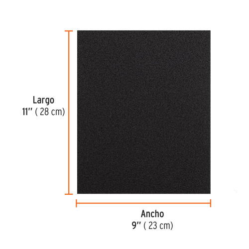 LIJA DE AGUA GRANO 80 DE CARBURO DE SILICIO, TRUPER 11618