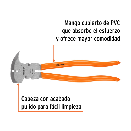 ALICATE DE HACENDADO TRUPER 17354 - 11" (28CM) MANGO DE PVC