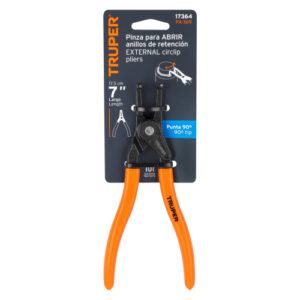 ALICATE PUNTA TRUPER 17364 - A 90° 6-3/4" PARA ABRIR ANILLOS, MANGO DE PVC