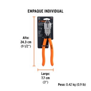 ALICATE UNIVERSAL PROFESIONAL, CABEZA CUADRADA TRUPER 17304 - 8" (20CM)