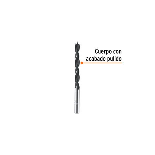 BROCA CON PUNTA CENTRADORA PARA MADERA 1/4", TRUPER 101691