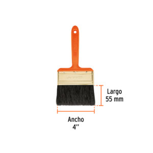 BROCHA PROFESIONAL DE 4" CON MANGO DE PLÁSTICO, TRUPER 14486