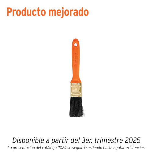 BROCHA PROFESIONAL TRUPER 14481 - 1" CON MANGO DE PLÁSTICO