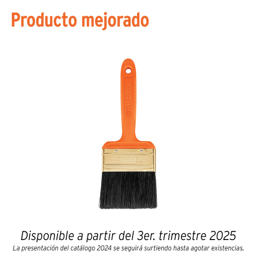 BROCHA PROFESIONAL TRUPER 14485 - 3" CON MANGO DE PLÁSTICO