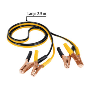 CABLES PASACORRIENTE DE BATERÍA TRUPER 22808 - 10 AWG, PRETUL