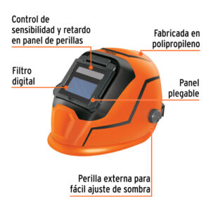 CARETA ELECTRÓNICA P/SOLDAR,PROFESIONAL,SOMBRA 9 A 13,TRUPER 102228