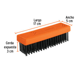 CEPILLO RECTANGULAR DE ALAMBRE 17 X 5 CM TRUPER 11556