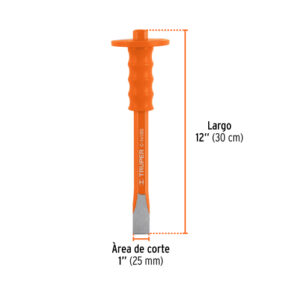 CINCEL DE CORTE FRÍO CON GRIP DE 1 X 12" TRUPER 12181