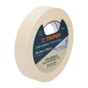 CINTA MASKING TAPE DE 1" X 50 M, TRUPER 12591