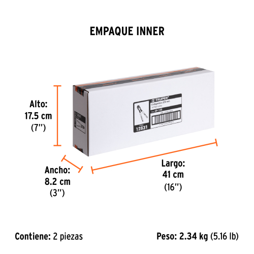 CIZALLA PROFESIONAL DE 14", TRUPER 12831