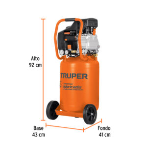 COMPRESOR DE AIRE VERTICAL 50L 220V TRUPER 102117