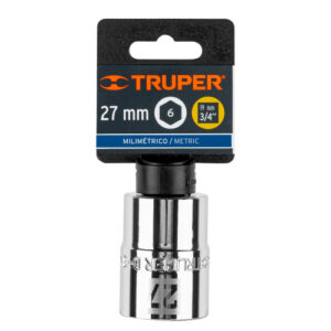 DADO HEXAGONAL TRUPER 14975 - 3/4" DE 27MM