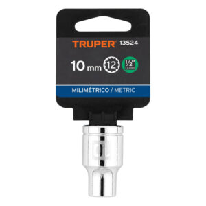DADO POLIGONAL DE 12 PUNTAS - 10MM ENCASTRE 1/2" TRUPER 13524