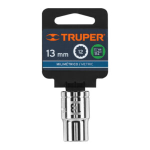 DADO POLIGONAL DE 12 PUNTAS - 13MM ENCASTRE 1/2" TRUPER 13527