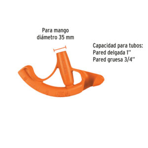 DOBLADOR DE TUBO CONDUIT 1", TRUPER 12847