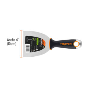 ESPÁTULA FLEXIBLE DE ACERO INOXIDABLE 4" MANGO CONFORT GRIP TRUPER 15852