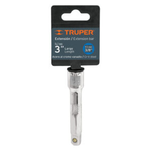 EXTENSIÓN DE 3" PARA MATRACA, CUADRO 3/8", TRUPER 13663