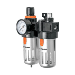 FILTRO Y REGULADOR DE AIRE CON MÓDULO DE LUBRICACIÓN, TRUPER 19238