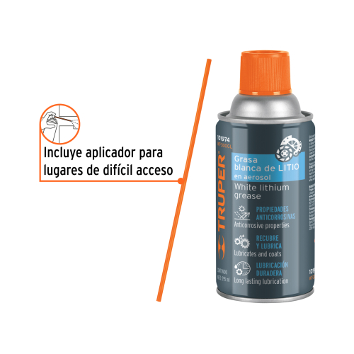 GRASA BLANCA DE LITIO EN AEROSOL TRUPER 101974 - 295 ML (10OZ)