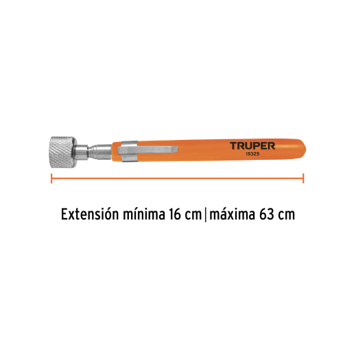 IMÁN EXTENSIBLE DE ACERO INOXIDABLE, 3.6 KG, TRUPER 15325