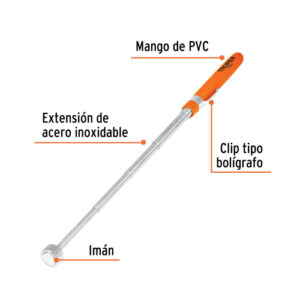 IMÁN EXTENSIBLE DE ACERO INOXIDABLE, 3.6 KG, TRUPER 15325