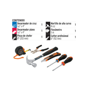 JUEGO DE HERRAMIENTAS TRUPER 6 PIEZAS 14651