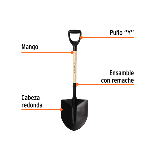 LAMPA CUCHARA PUÑO "Y" TRUPER 11171
