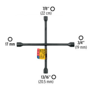 LLAVE DE CRUZ TRUPER 21800 - 14" GALVANIZADA, PRETUL