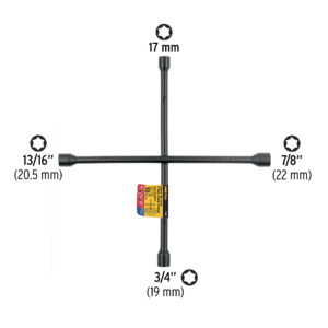 LLAVE DE CRUZ TRUPER 21801 - 18" GALVANIZADA, PRETUL