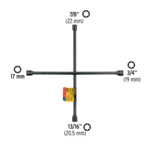 LLAVE DE CRUZ TRUPER 21802 -  20" GALVANIZADA, PRETUL
