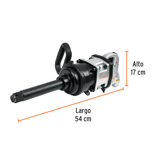 LLAVE NEUMÁTICA DE IMPACTO INDUSTRIAL ENCASTRE 1", TRUPER 11186
