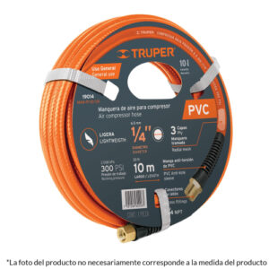 MANGUERA DE PVC PARA COMPRESORA 15 M TRUPER 10894