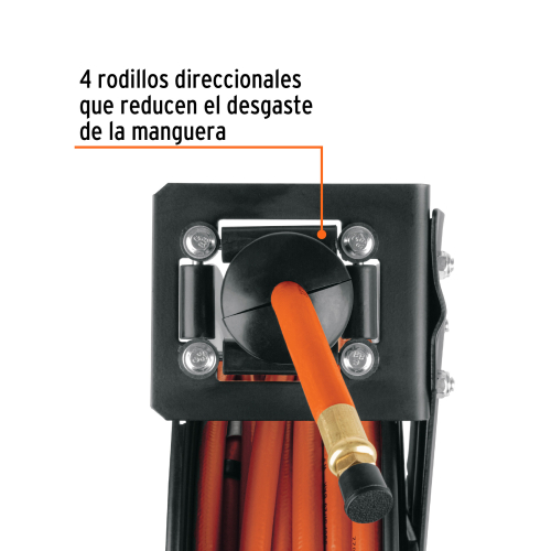 MANGUERA PARA COMPRESOR,DE HULE,15M X 3/8",CARRETE RETRÁCTIL TRUPER 10388