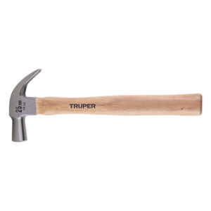 MARTILLO CABEZA CÓNICA 25 MM UÑA CURVA, MANGO MADERA, 13" 14 OZ TRUPER 10558