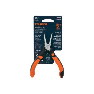 MINI ALICATE DE PUNTA REDONDA 5" (13CM) MANGO COMFORT GRIP TRUPER 17370
