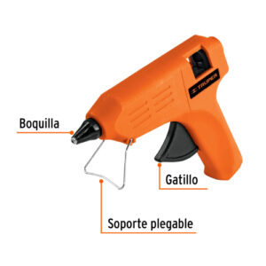 PISTOLA PARA SILICONA TRUPER 100796 - 25W INCLUYE 2 BARRAS DE SILICONA