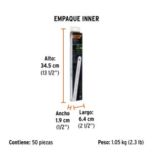 HOJA DE SIERRA BIMETÁLICA DE 12", 24 DPP, TRUPER EXPERT 18101